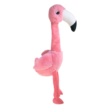 Kong Shakers Honkers Flamingo Plush Squeaker Dog Toy - Large